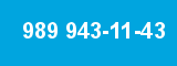 989 943-11-43 989 943-11-43